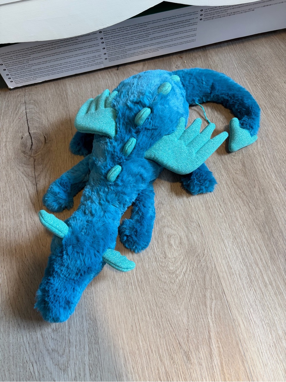Jellycat Large Teal Dragon Custom